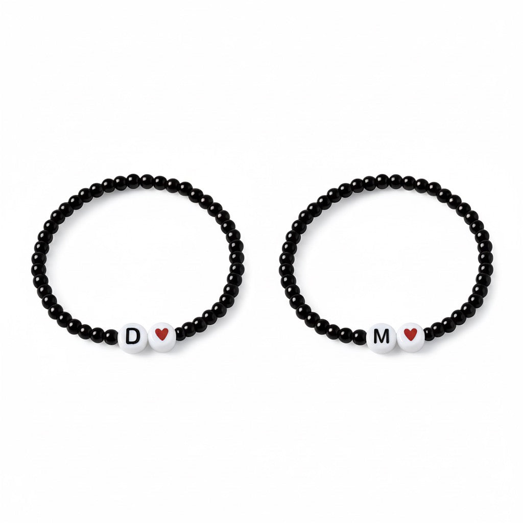 i love u matching bracelets