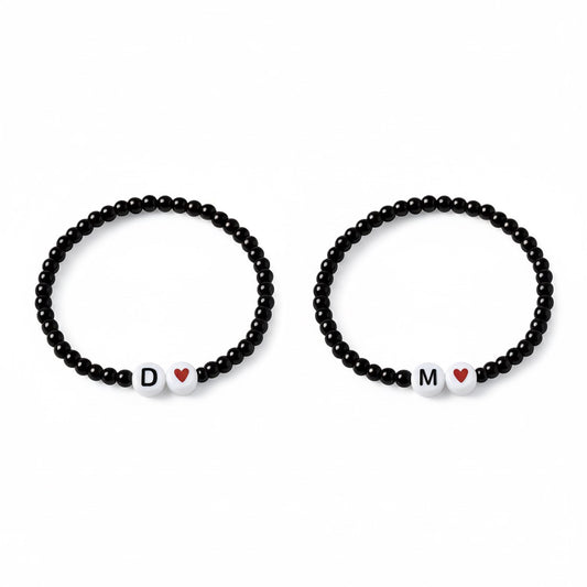 i love u matching bracelets