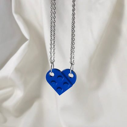 lego heart necklaces