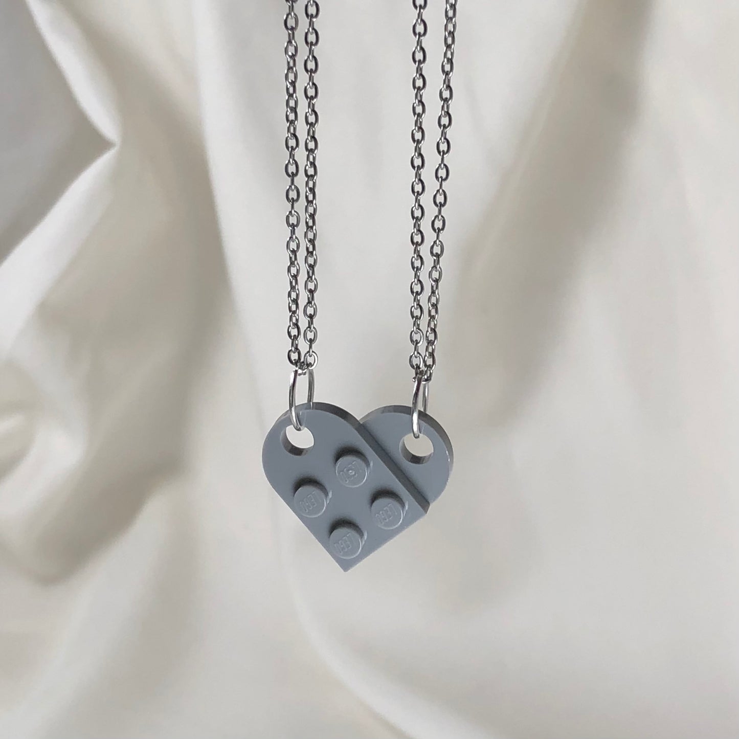 lego heart necklaces