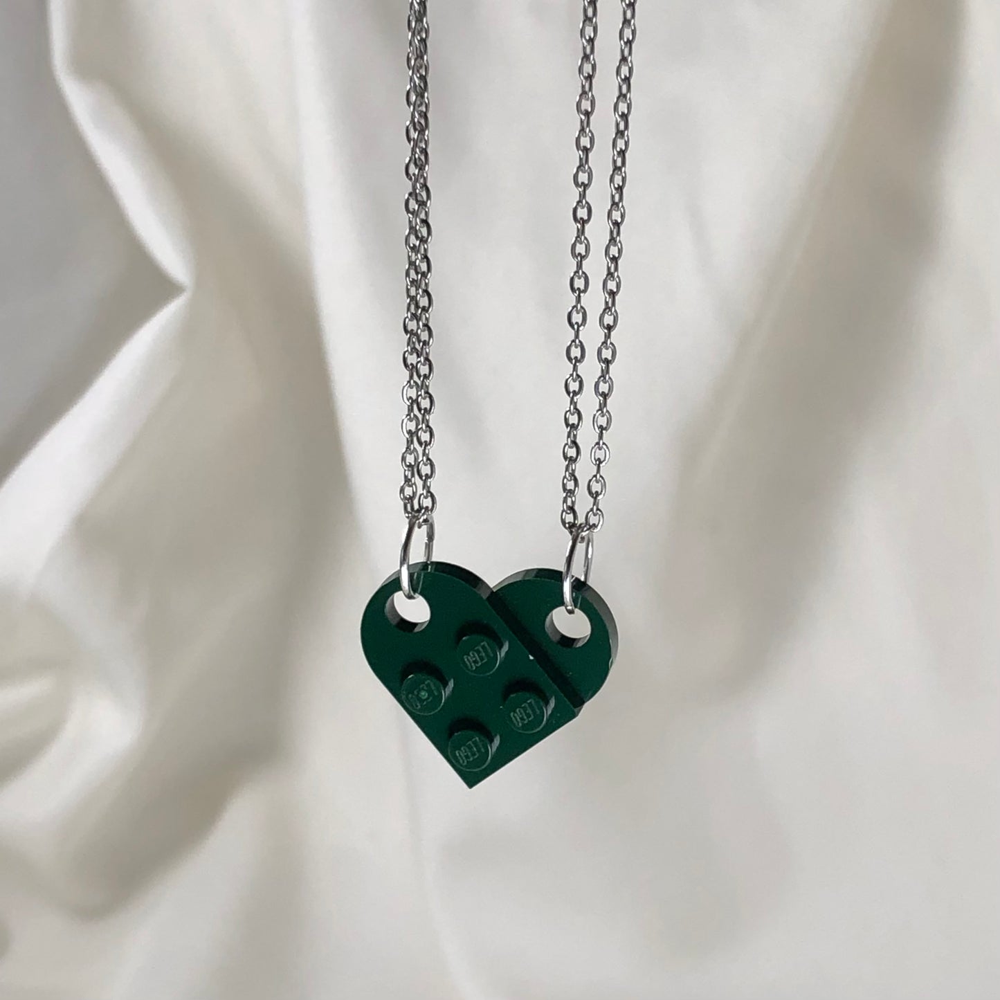 lego heart necklaces