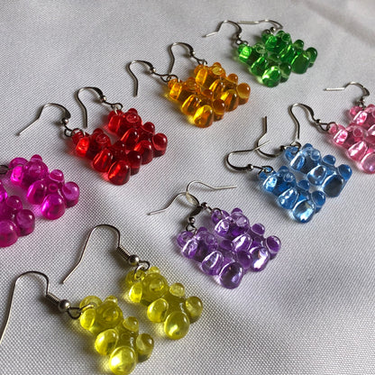 aretes de gummy bears