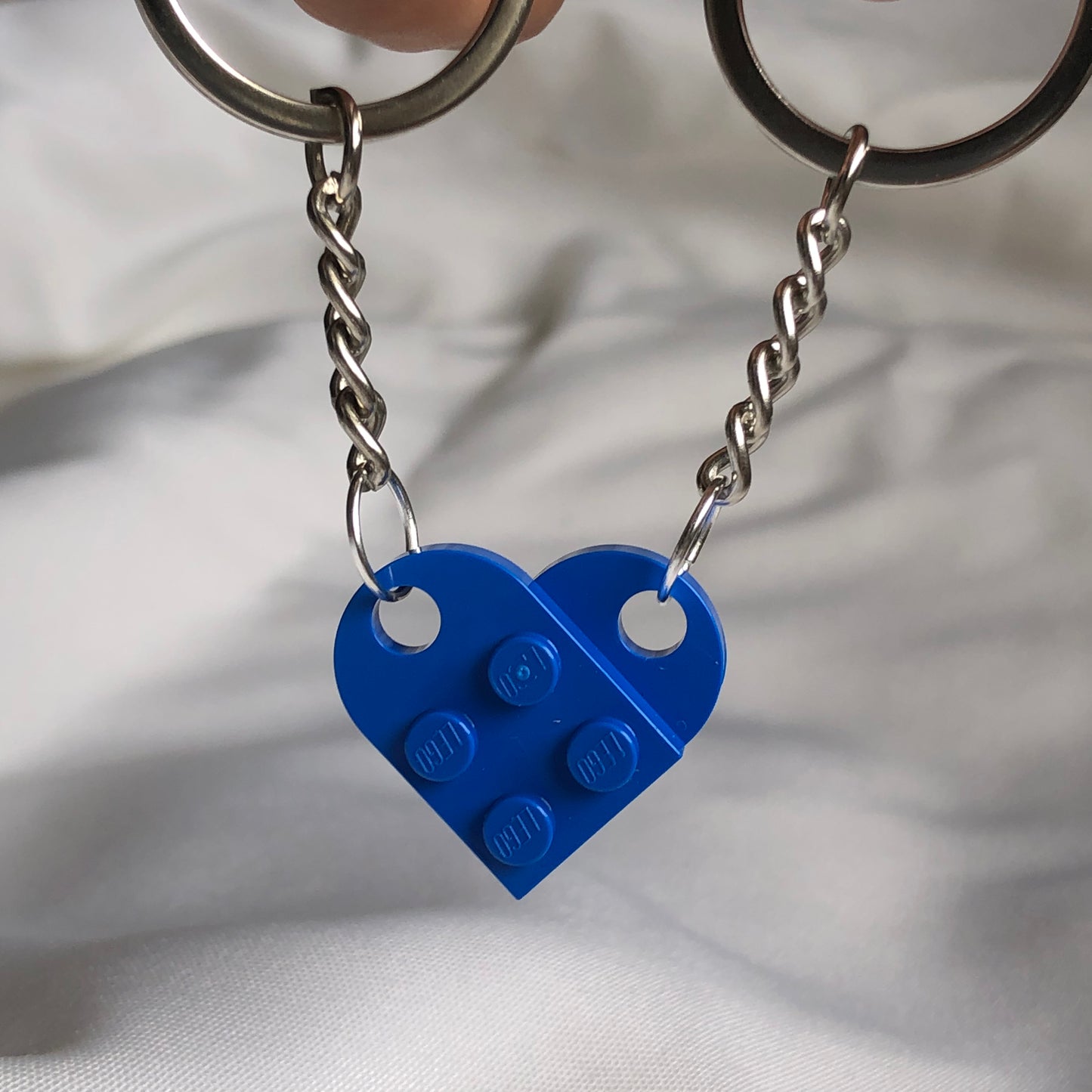 lego heart keychains