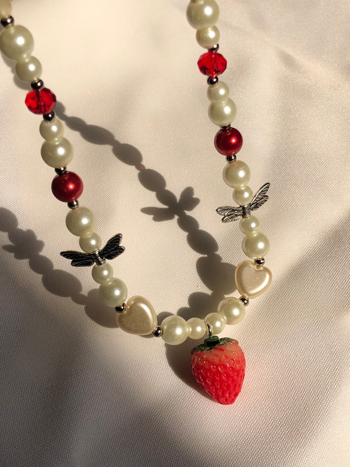 strawberry shortcake necklace