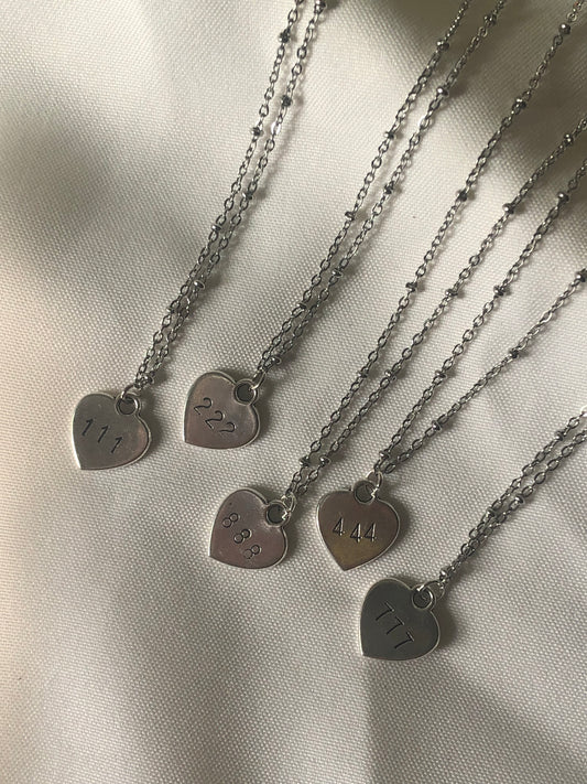 angel numbers necklaces