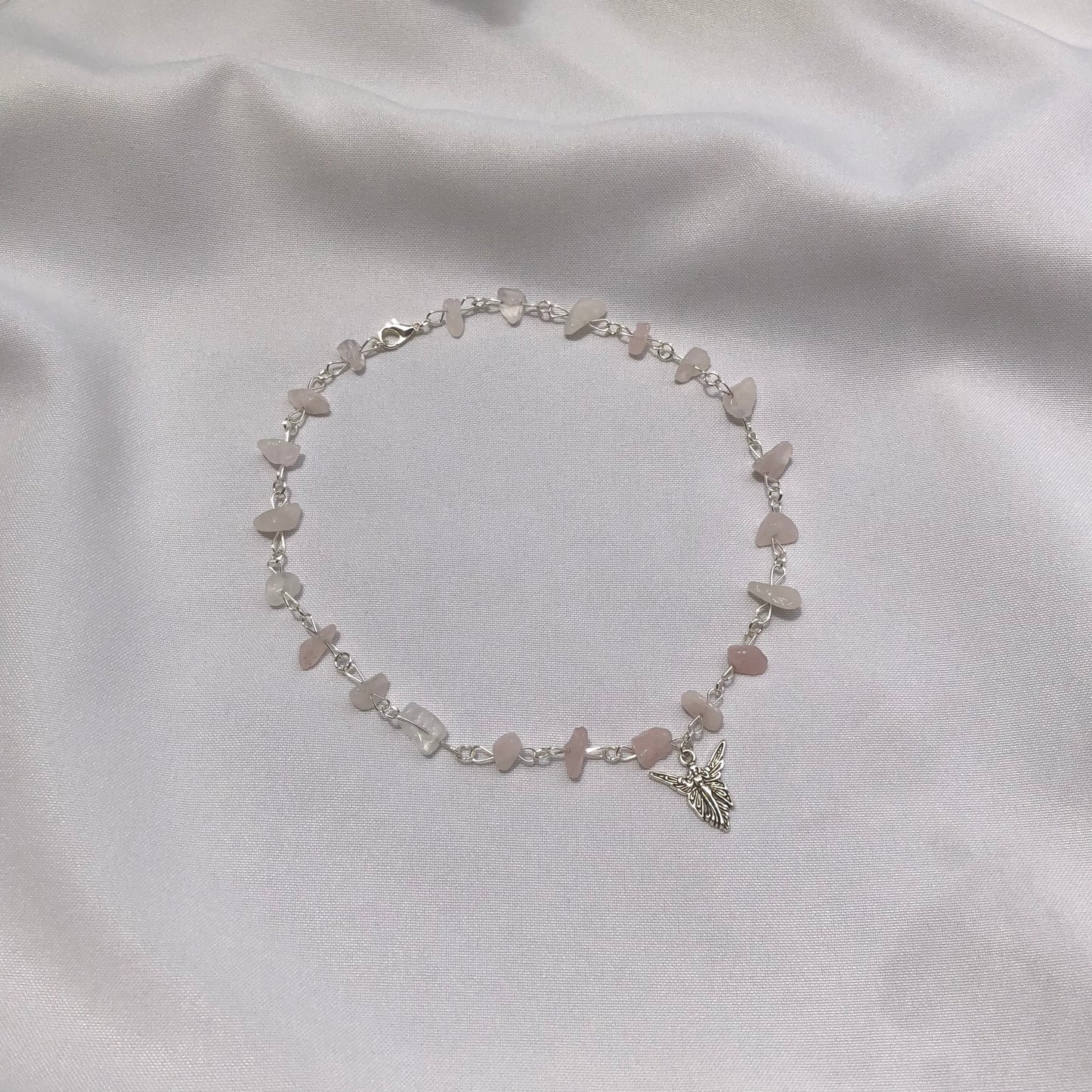 quartz fairy necklace