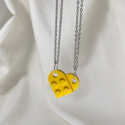 lego heart necklaces