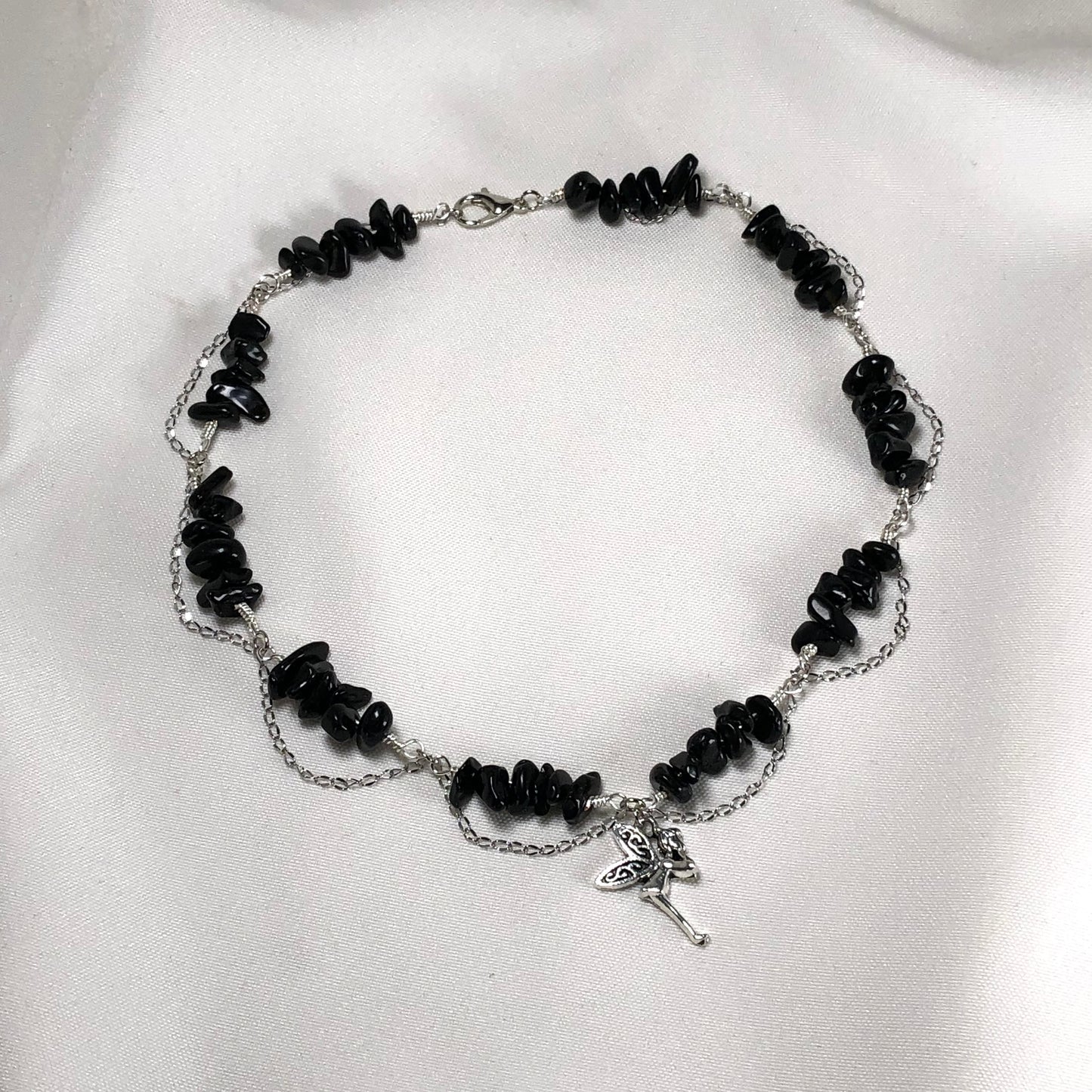 onyx fairy necklace