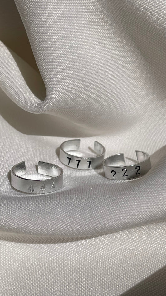 angel numbers (stamp rings)