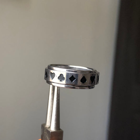 poker face anxiety ring