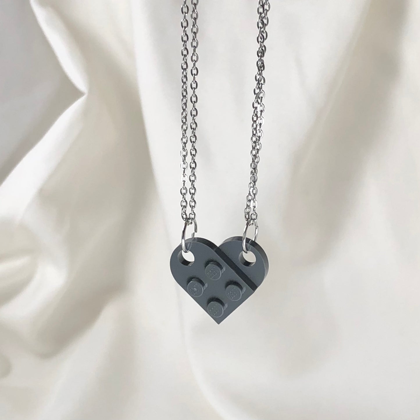 lego heart necklaces