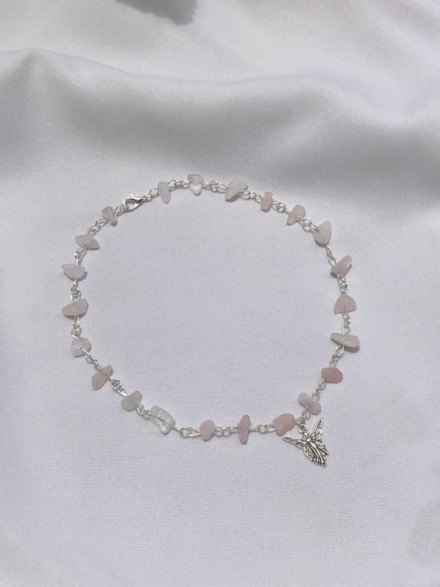 quartz fairy necklace