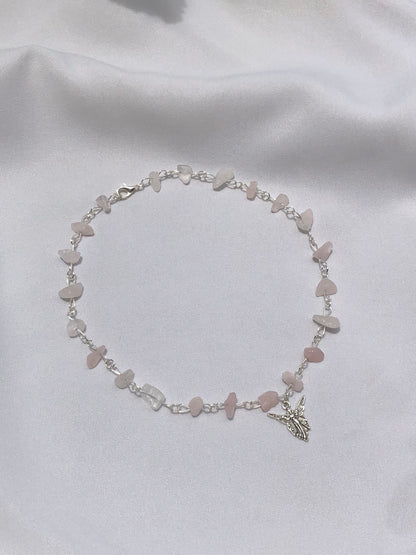 quartz fairy necklace