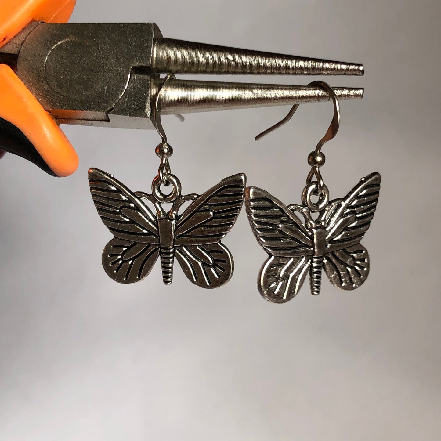 aretes de mariposas